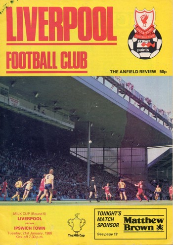 Match programme